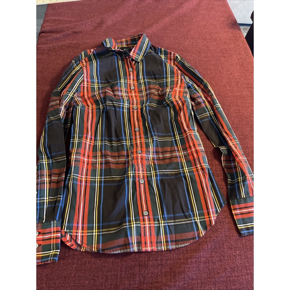 J Crew Women Long Sleeve Bottom Up Shirt Size 00 Slim Assorted Colors